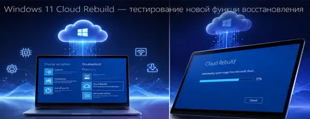Новая функция восстановления Windows 11 из облака.