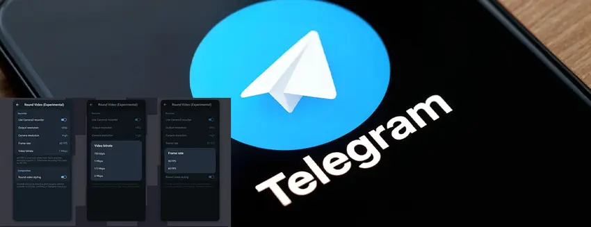Настройте видеосообщения в Telegram.