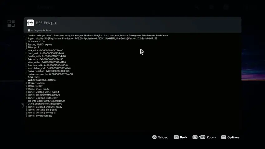 PlayStation 5 взломали: эксплойт Relapse даёт доступ к ядру на прошивках 7.00–13.60