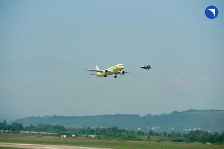 МС-21-310 с отечественными двигателями ПД-14 совершил первый полёт