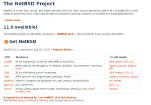 Релиз NetBSD 11.0: поддержка RISC-V, MICROVM и новые возможности для железа
