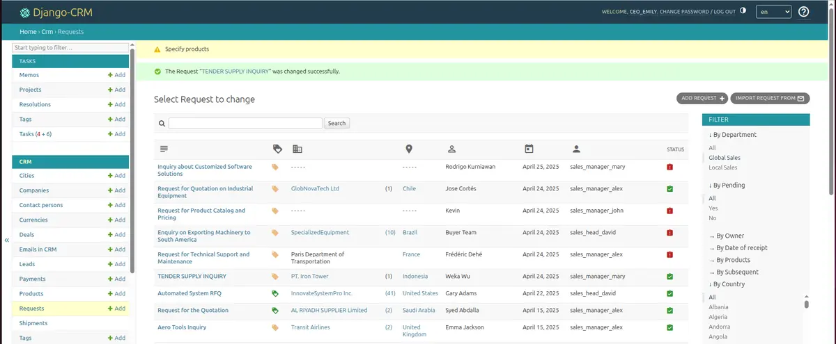 django-crm