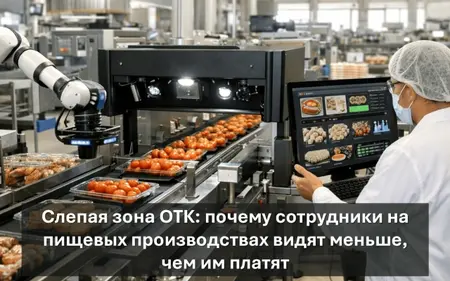 Компьютерное зрение на пищевых производствах: почему ИИ эффективнее ручного контроля качества