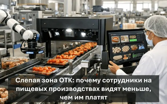 Компьютерное зрение на пищевых производствах: почему ИИ эффективнее ручного контроля качества