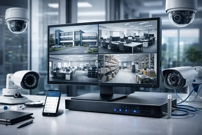 Видеонаблюдение - офис, склад и магазин.